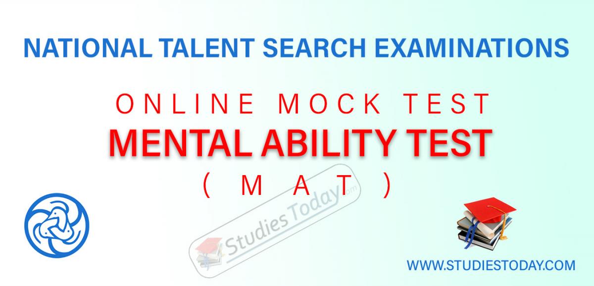NTSE MAT MCQ Online Test